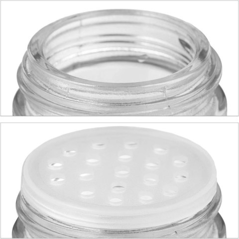 Stojak na przyprawy obrotowy ROTOR BLACK 20 słoiczków + 72 naklejki