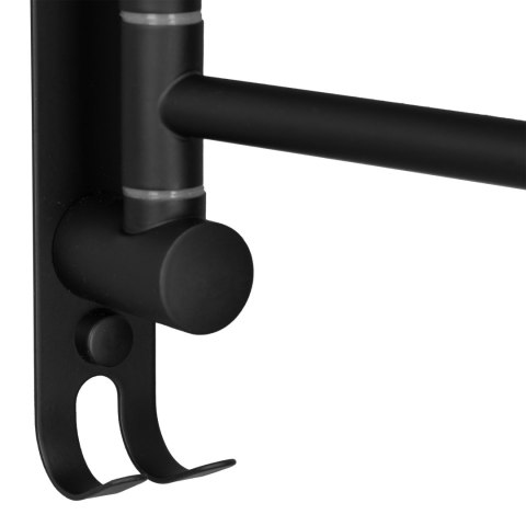 Wieszak łazienkowy na ręczniki ONTI czarny