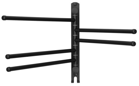 Wieszak łazienkowy na ręczniki ONTI czarny