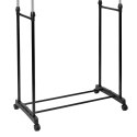 Wieszak stojący podwójny na kółkach WALERIA