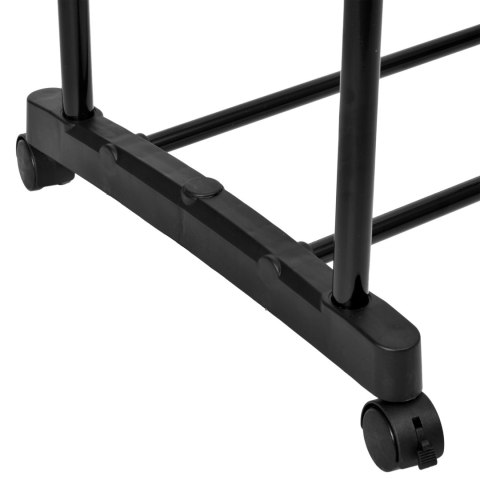 Wieszak stojący podwójny na kółkach WALERIA