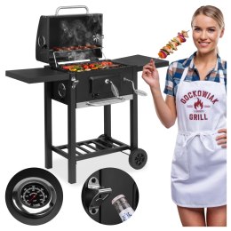 Grill węglowy ogrodowy CARBON czarny