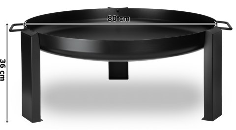 Palenisko stalowe 80 cm HOGAR