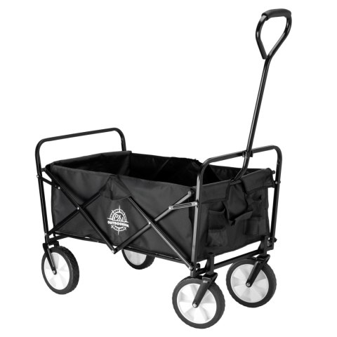 Wózek plażowy składany MAGNUM czarny