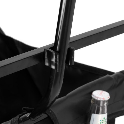 Wózek plażowy składany MAGNUM czarny