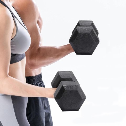 Zestaw 2 hantli KRONOS hantle 2x6 kg