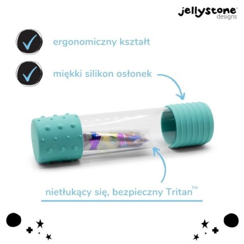 Butelka sensoryczna DIY, turkusowa, Jellystone Designs