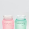 Szklana butelka ze smoczkiem S, 150 ml, różowa, Everyday Baby