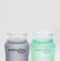 Szklana butelka ze smoczkiem S, 150 ml, szara, Everyday Baby