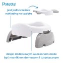 2w1 Potette: Nocnik dla dziecka i nakładka na toaletę, szaro-biały, Potette