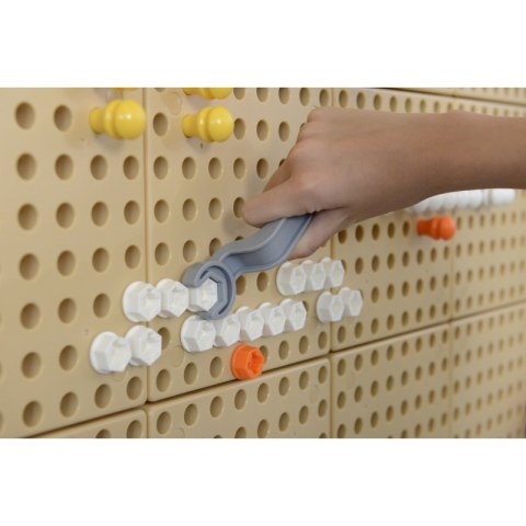 MASTERKIDZ Ręczne Narzędzia 6 Elementów Śrubokręt Klucz - Tablica Naukowo-Edukacyjna STEM