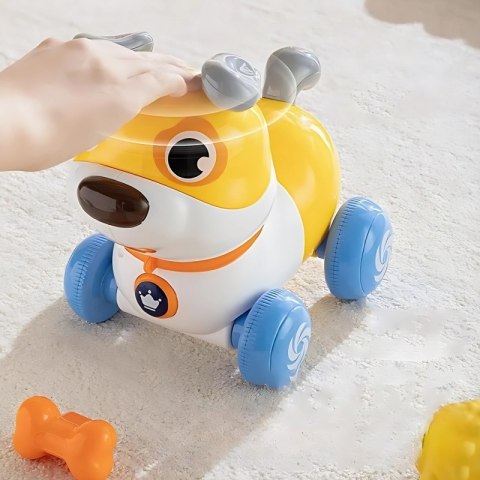 WOOPIE Interaktywny Piesek 2w1 Pchacz Szczekający 360° 6m+