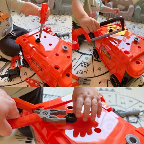 WOOPIE Mobilna Skrzynia Na Narzędzia Warsztat 2w1 65 el.