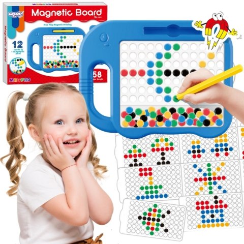 WOOPIE Tablica Magnetyczna dla Dzieci Montessori MagPad Słonik