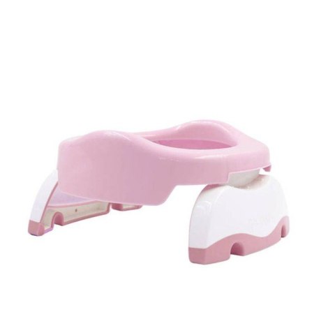 2w1 Potette: Nocnik dla dziecka i nakładka na toaletę, różowo-biały, Potette