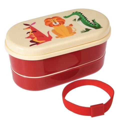 Lunchbox Bento Kolorowe zwierzęta, Rex London