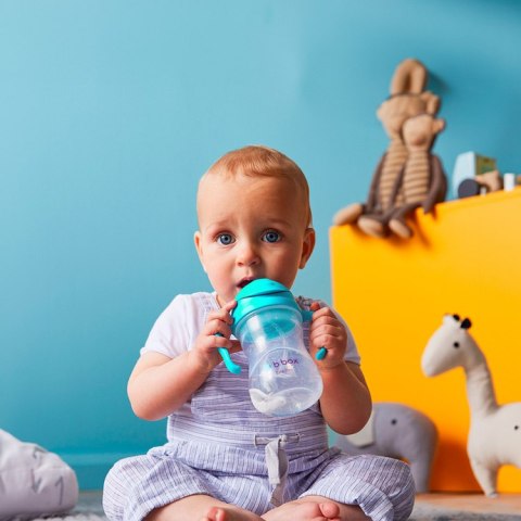 Bidon ze słomką 240 ml, Azure, b.box