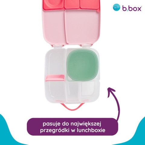 Silikonowy pojemnik z pokrywką do lunchboxa Forest, b.box