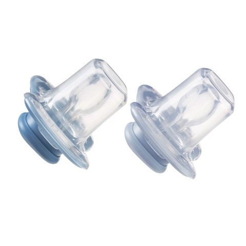 Smoczek dla niemowlaka 2 szt.. - symetryczny smoczek silikonowy 6 mies.+ Ocean + Sky, b.box