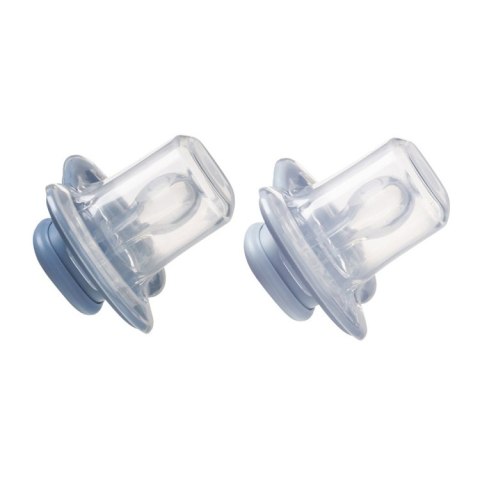 Smoczek dla noworodka i niemowlaka 2 szt. - symetryczny smoczek silikonowy 0 - 6 mies., Ocean + Sky, b.box