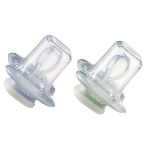 Smoczek silikonowy symetryczny 6 mies.+ 2 szt. glow in the dark Sky + Sage, b.box