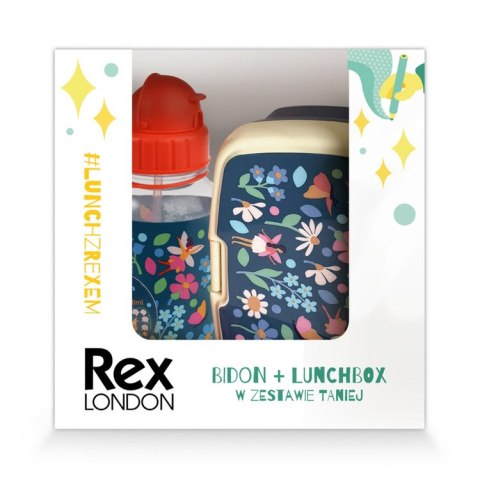 Zestaw śniadaniowy lunchbox i bidon Wróżki, Rex London