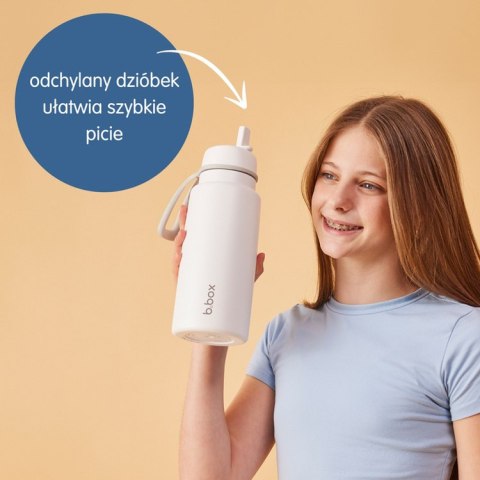 Butelka termiczna ze składanym ustnikiem - termos ze stali nierdzewnej 1l Midnight b.box