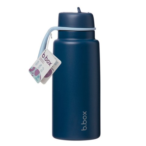 Butelka termiczna ze składanym ustnikiem - termos ze stali nierdzewnej 1l Midnight b.box