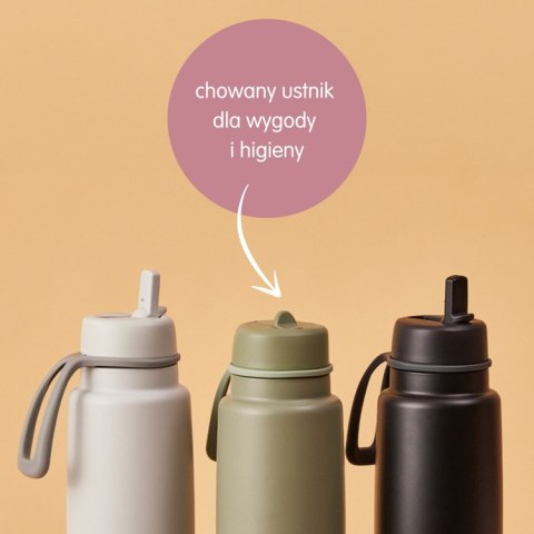 Butelka termiczna ze składanym ustnikiem - termos ze stali nierdzewnej 1l Shadow b.box