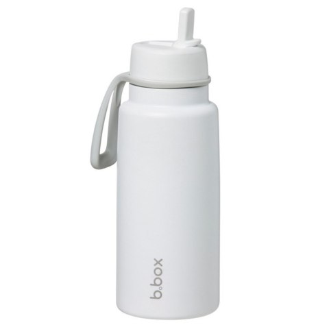 Butelka termiczna ze składanym ustnikiem - termos ze stali nierdzewnej 1l White Out b.box