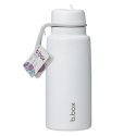 Butelka termiczna ze składanym ustnikiem - termos ze stali nierdzewnej 1l White Out b.box