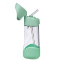 Butelka tritanowa ze słomką 450 ml, Spearmint, b.box