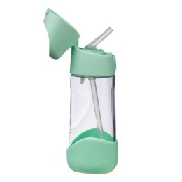 Butelka tritanowa ze słomką 450 ml, Spearmint, b.box