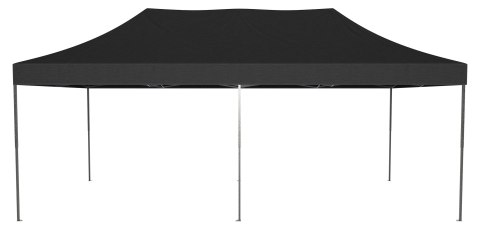 Pawilon handlowy ekspresowy - 3x6 m - czarny