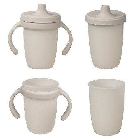 Silikonowy kubek z ustnikiem, Latte, b.box