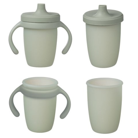 Silikonowy kubek z ustnikiem, Sage, b.box