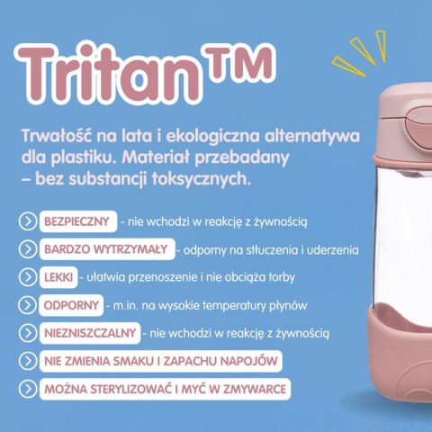 Sportowa butelka tritanowa 450 ml, Lemon Twist, b.box