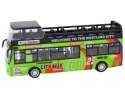 Autobus Piętrowy Turystyczny 1:32 Otwierane Drzwi Zielony