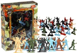 Duży Zestaw Żołnierzyków Militarny Wojsko Armia Figurki