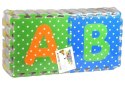 Puzzle Piankowe Kolorowe Alfabet i Cyferki 36 elementów