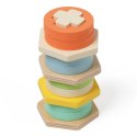 CLASSIC WORLD Sorter Montessori Kształtów i Kolorów Układanka Wieża
