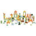 CLASSIC WORLD Zestaw Drewnianych Klocków Leśny Świat 100 el.