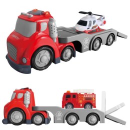 WOOPIE Czerwona Laweta Straży Pożarnej City Truck Efekty Dźwiękowe i Świetlne