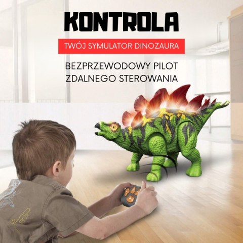 WOOPIE Dinozaur Zdalnie Sterowany RC Robot Stegozaur