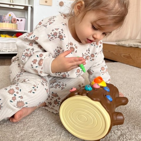 WOOPIE Gra Zręcznościowa Złap Robaczka + Skarbonka Wańka Wstańka Jajko