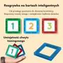 WOOPIE Klocki Magnetyczne Konstrukcyjne 3D Zestaw Edukacyjny Nauka Liczenia 70 el.
