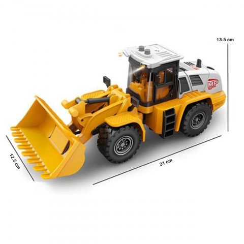 WOOPIE Koparka Ładowarka Budowlana 1:16 Efekty Świetlne i Dźwiękowe