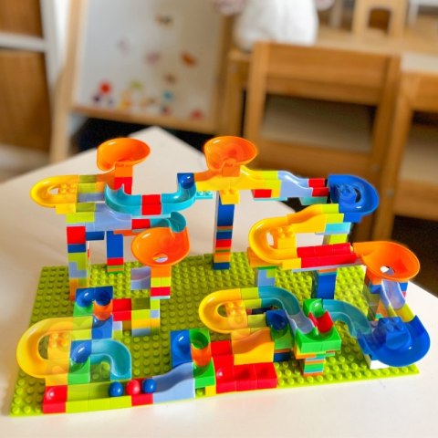 WOOPIE Tor Kulkowy Kulodrom Zjeżdżalnia dla Kulek Konstrukcja 340 el.