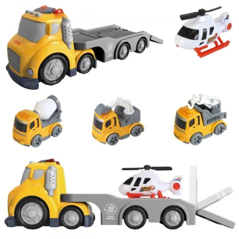 WOOPIE Żółta Laweta City Truck Efekty Dźwiękowe i Świetlne