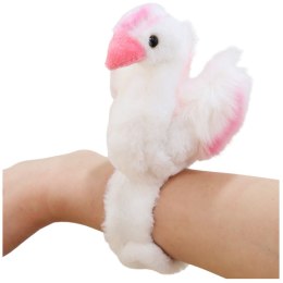 Pluszowa Maskotka Łabędź Opaska Bransoletka Na Rękę Biały